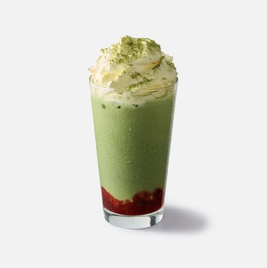Iced Strawberry Matcha Latte