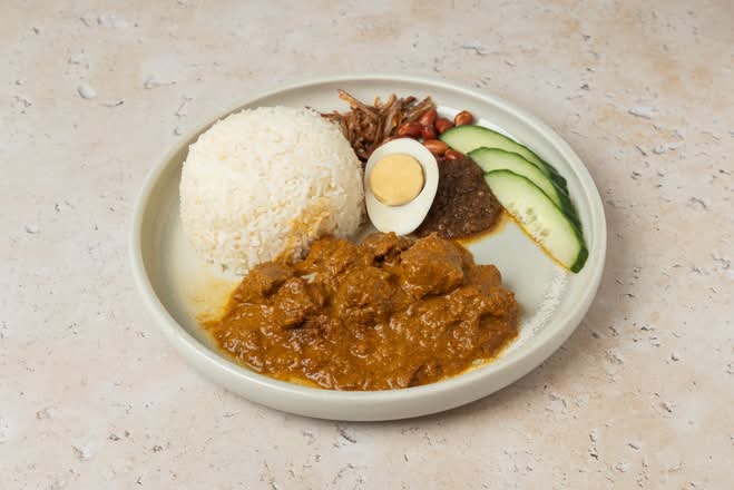 Beef Rendang Nasi Lemak