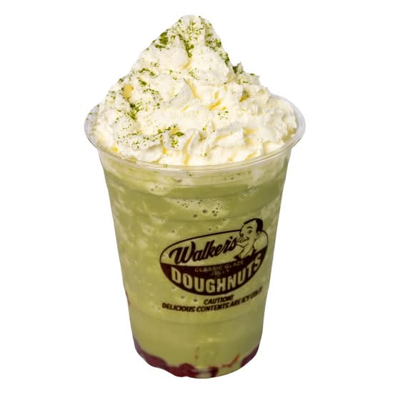 Strawberry Matcha Frappe