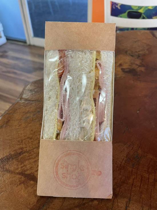 Ham cheese and Tomato Sandwich