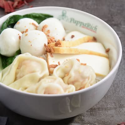 N21 Chicken Soup with Wonton & Fishballs
