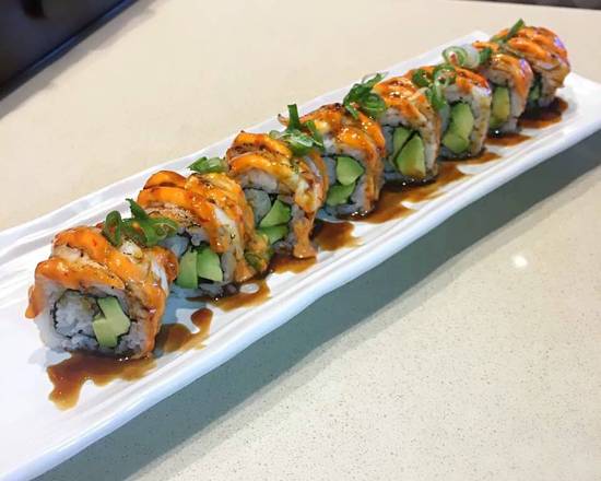 Garlic Prawn Avocado Long Dish(8pcs)