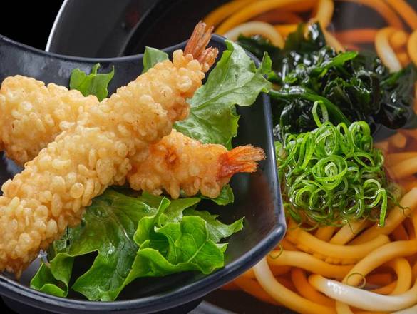 Udon with Prawn Tempura(2pcs)