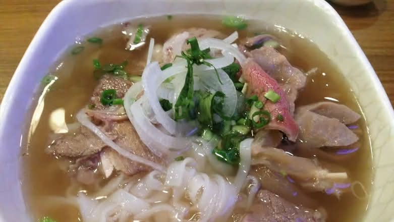 Beef and Rice Noodle Soup