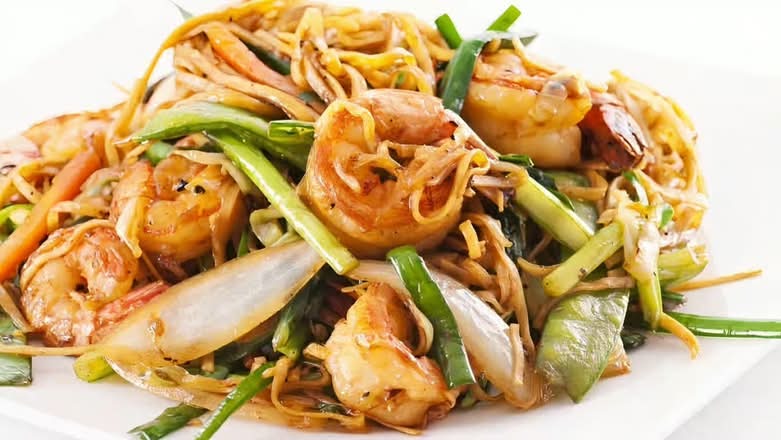 Garlic Prawn Noodles