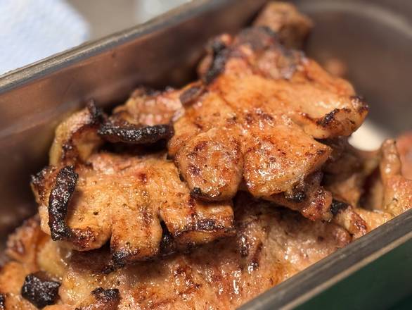 Charcoal pork chop Rice Bowl