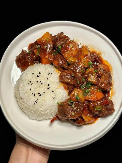 Vietnamese Beef Stew Rice Bowl