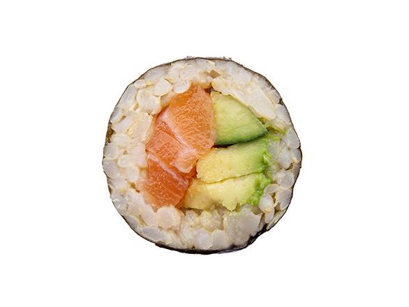 Brown Rice Vegan Salmon Handroll