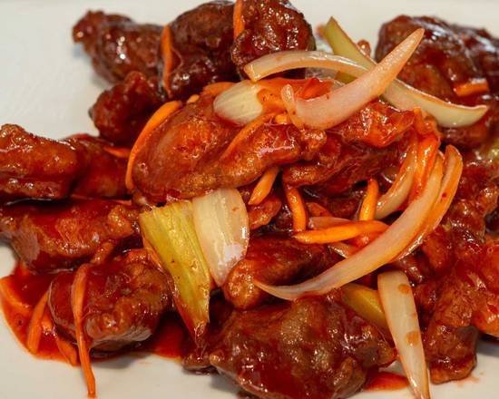 Pork Spare Ribs with Peking Sauce