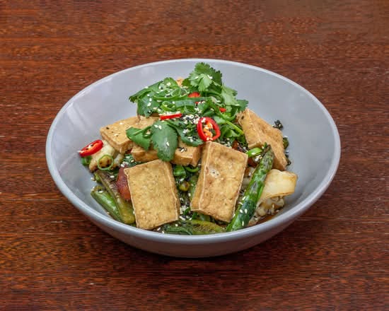 Stir Fried Tofu with Vegetables (V)(VG)
