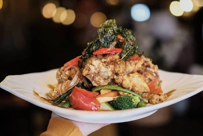 Crispy Basil Soft Shell Crab(I)