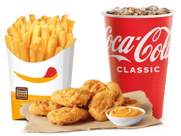 6 Nuggets Value Meal Large