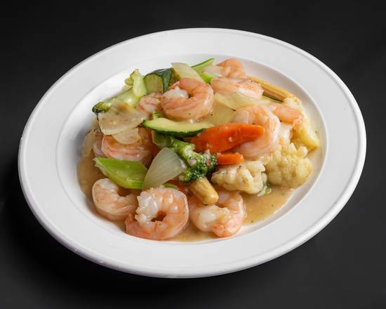King Prawns with Garlic Sauce (GF)