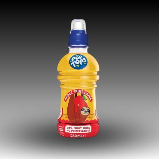 Pop Tops Apple Drink 250ML
