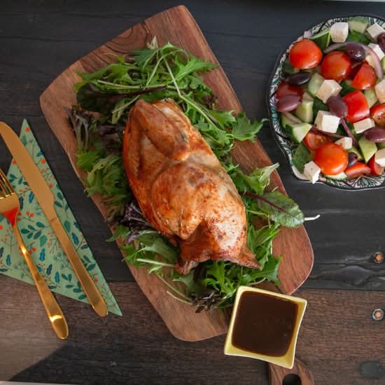 1/2 Chicken & Salad