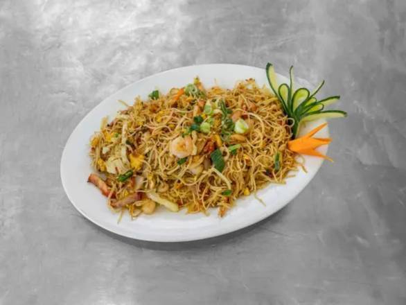 Singapore Fried Noodles Wok Tossed Noodles