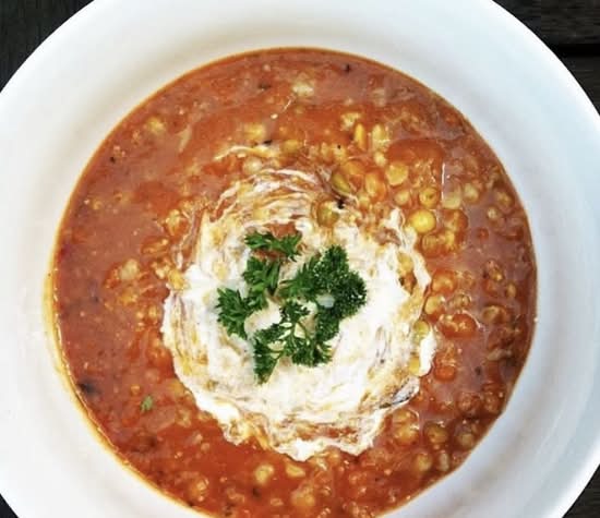 Soup of the day - with pita