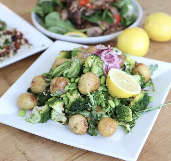 Warm Roasted Potato Salad
