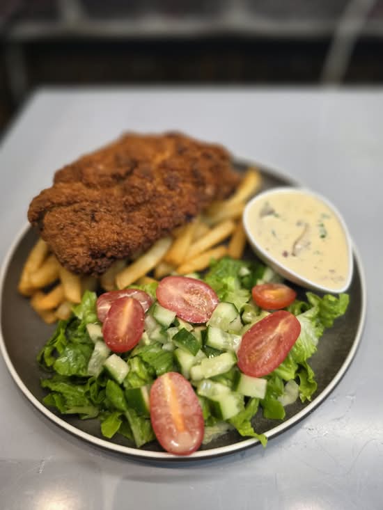 Chicken Schnitzel and Gravy