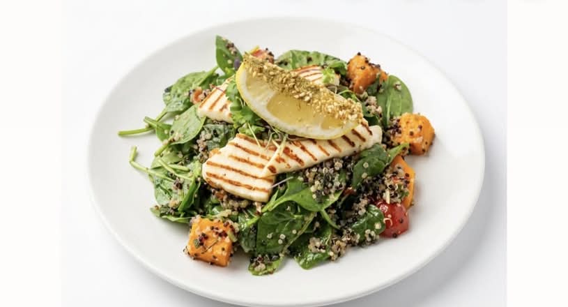 Halloumi and Pumpkin Salad (V ,GF)