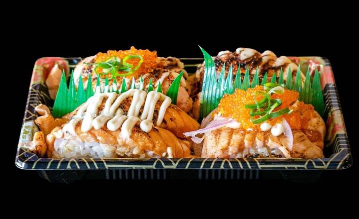 Grilled Salmon Nigiri Sushi Box