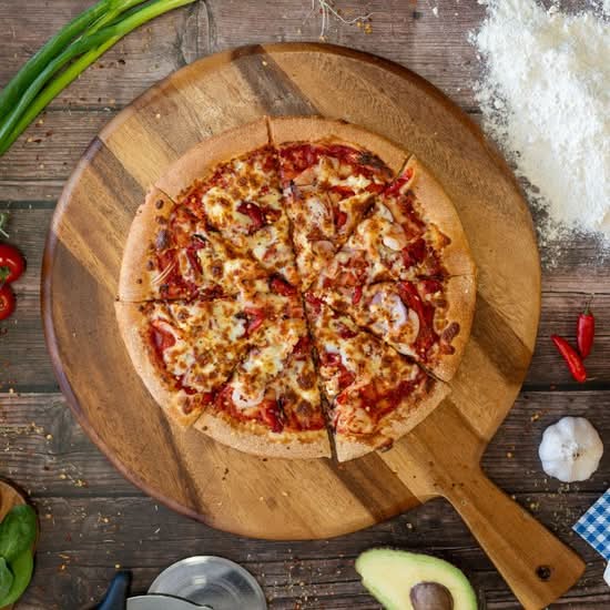 Chilli Prawn Pizza