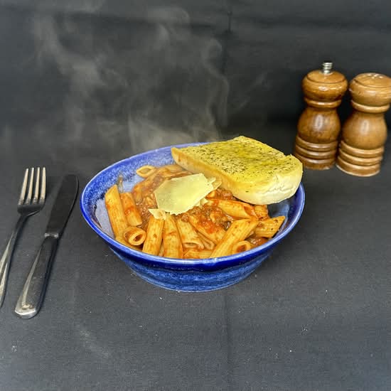 Penne Pasta and Bolognaise Sauce