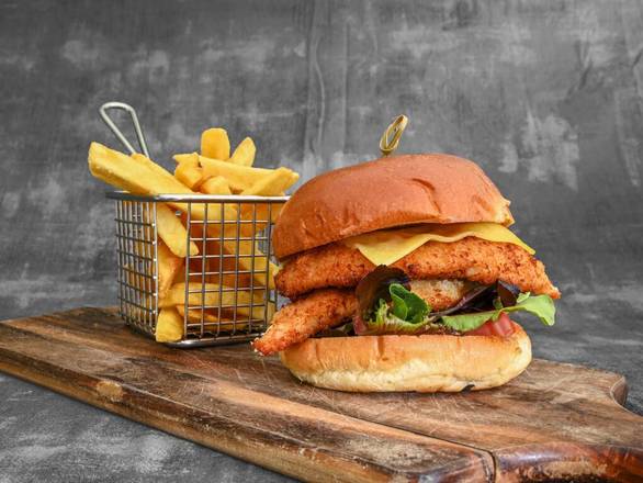 Chicken Schnitzel Burger