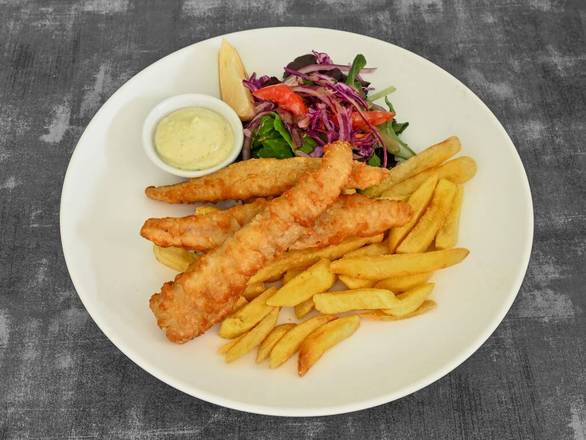 Battered Fish 'N' Chips