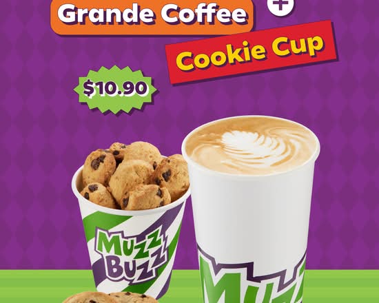 Grande Coffee + Cookie Cup Combo