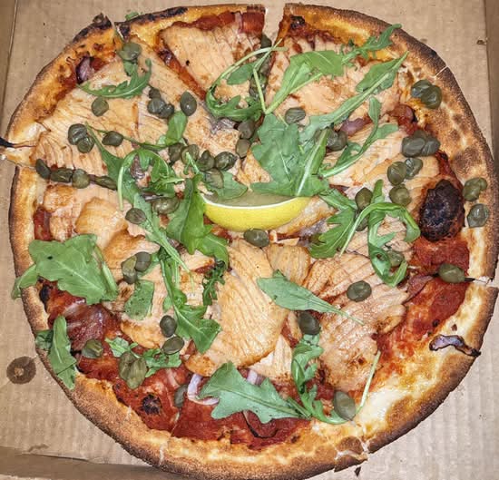 Smoked Salmon Pizza