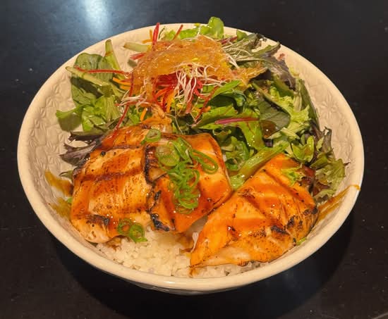 Teriyaki Salmon Donburi