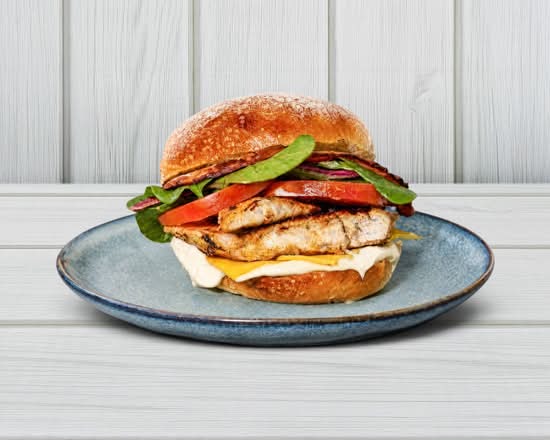 Grilled Chicken Burger Meal