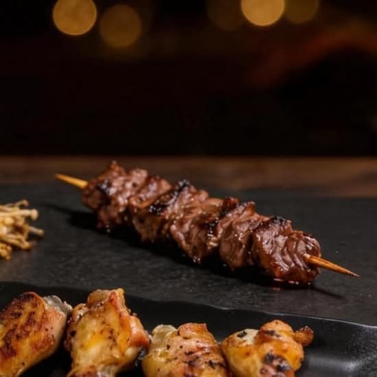 C02 Grilled Sirloin Steak Skewer ( Medium) ( 2 Skewers)
