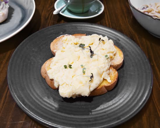 Scrambled Eggs on Toast