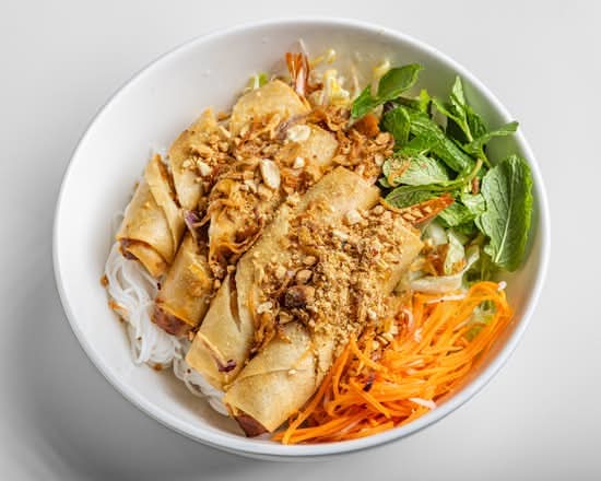 Vermicelli with Crispy Spring Rolls (Bún Chả Giò)