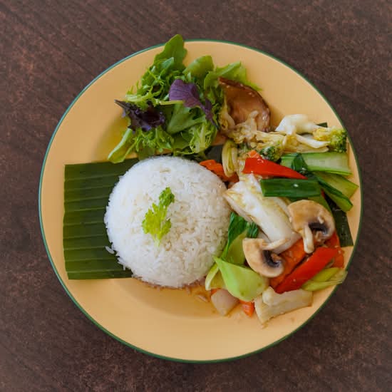 Seasonal Vegetables in Soy Sauce
