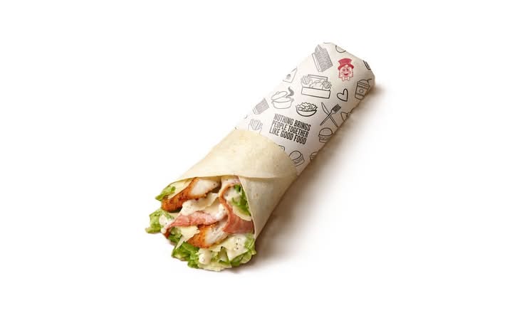 Crunchy Caesar Wrap