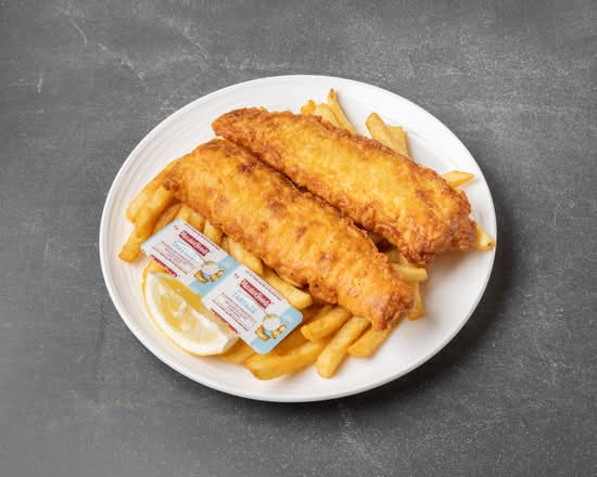 Battered Fish and Chips