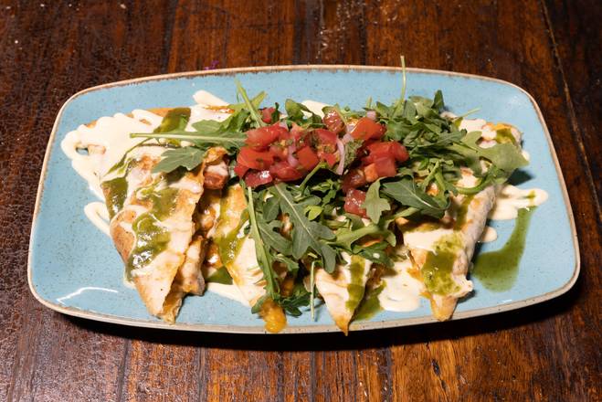 Spicy Chicken & Chorizo Quesadilla