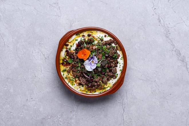 Fatteh with minced meat