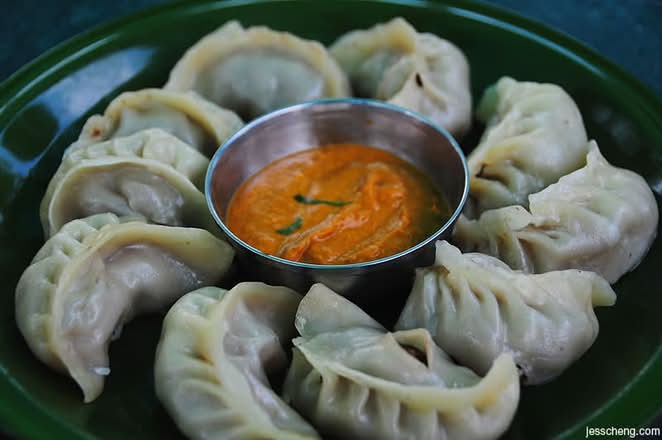 Nepalese Steamed Chicken Momo