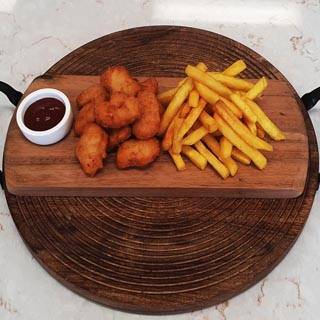Ten Pieces Chicken Nuggets with Chips