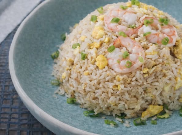 Garlic Prawn Fried Rice