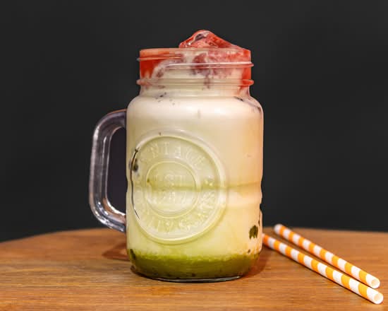 Strawberry Iced Matcha