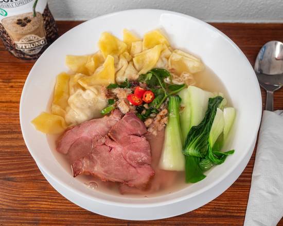 Wonton and Pork Noodle Soup