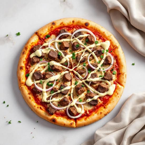 Lamb Kebab Pizza