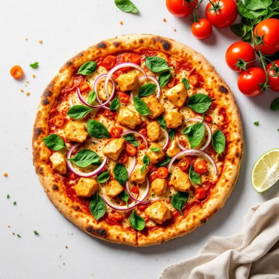 Butter Chicken Pizza