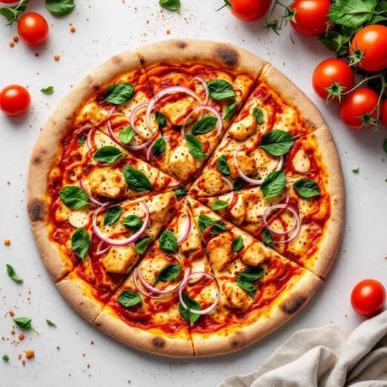 Peri Peri Chicken Pizza