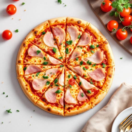 Ham & Cheese Pizza